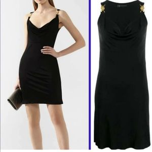 Versace crowl neck Medusa Medallion dress